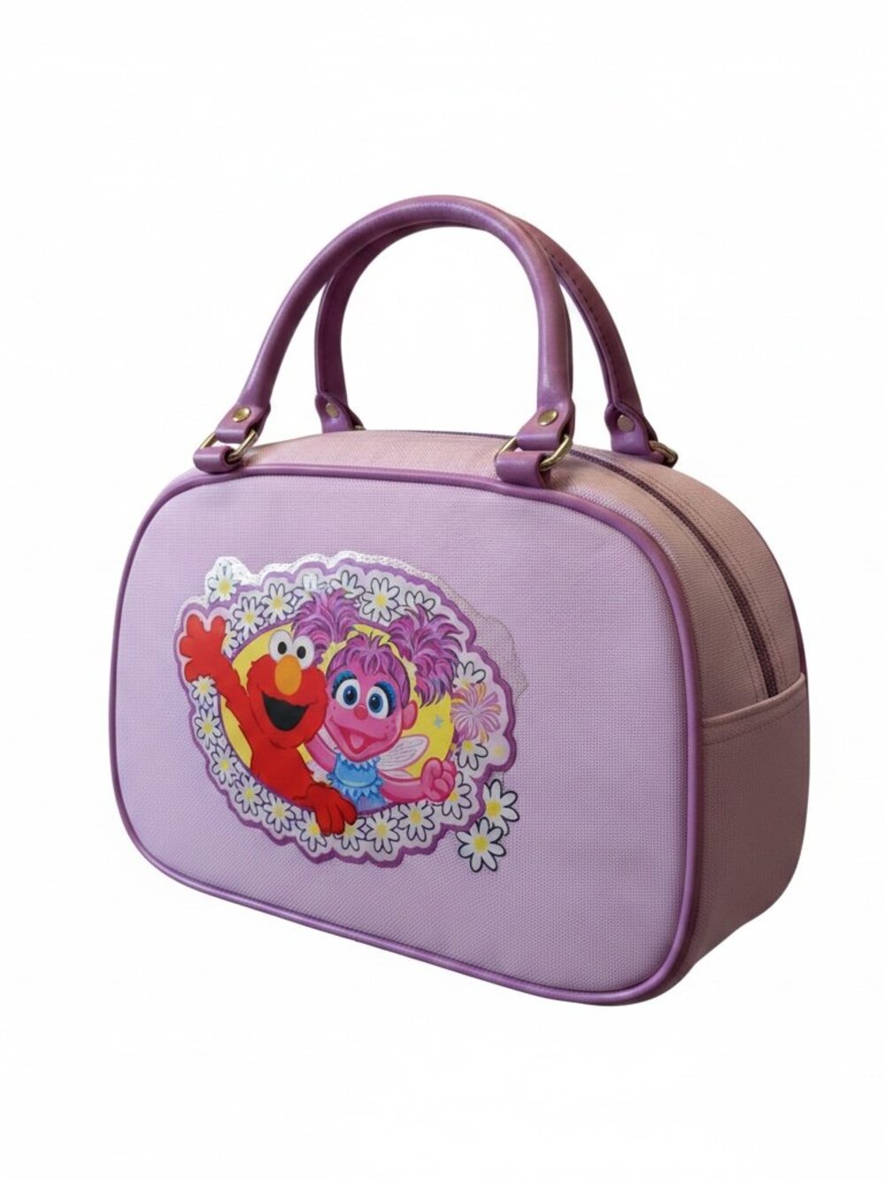 Vintage Girls Sesame Street Elmo and Abby Cadabby Toy Purse/Handbag/Lunch Tote